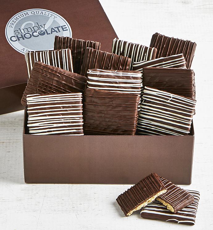 Simply Chocolate® Divine Dark Chocolate Grahams